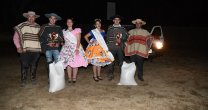 Allendes y Huerta festejaron en el exitoso Primer Rodeo de Laceros y Arrieros de Caleu