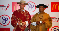 Alfredo Moreno y Luis Eduardo Cortés recibieron el Cóndor de Bronce como Mejores del Rodeo