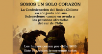 Confederación del Rodeo Chileno se plegó a campañas para ayudar a los afectados por incendios